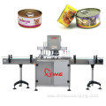 Pet food tin can seaming machine canning line